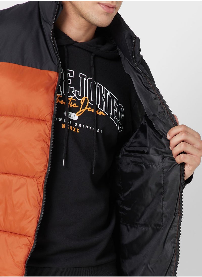 JACK & JONES - Zip Through Puffer Gilet - Image 1