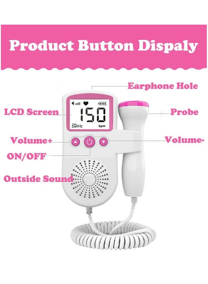 Generic Ultrasound Doppler Fetal Heart Rate Monitor Prenatal Monitoring Devices  - Image 4
