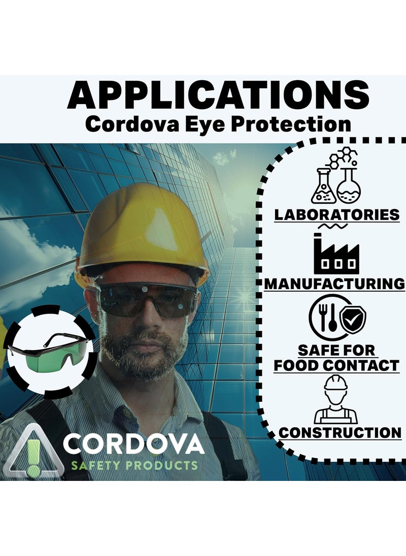 Cordova Cordova EJBIRUV5 Retriever Welders Glasses Black Frame 50 IR Green Lens 1Pack  - Image 3