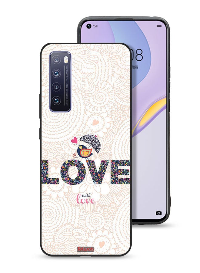 Tolwak Huawei nova 7 5G Protective Case Cover Love With Love - Image 1