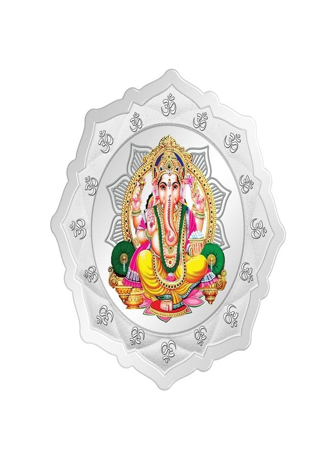 Kundan 20g (999.9) Pure Silver Coin (10 gm Lakshmi Ji & 10 gm Ganesha) - Image 2