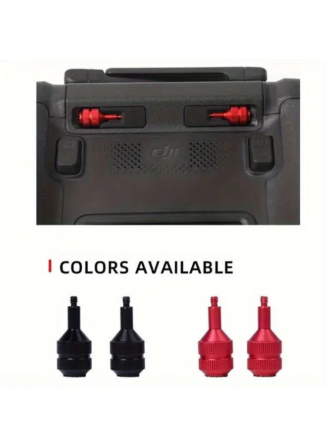 عصا تحكم سوداء من سبائك الألومنيوم لطائرة DJI Avata 2 وتحكم FPV RC PRO الإضافات - Image 4