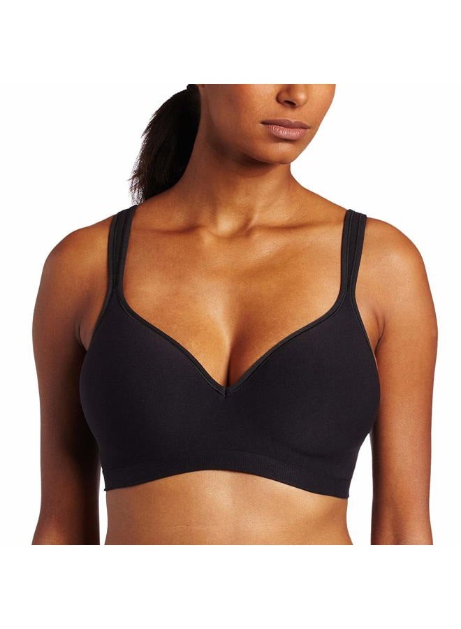 Bali Comfort Revolution Wireless Bra, Full-Coverage Wirefree Bra, Wireless Everyday Bra with Cool Comfort Fabric, Black, 38C - Image 1