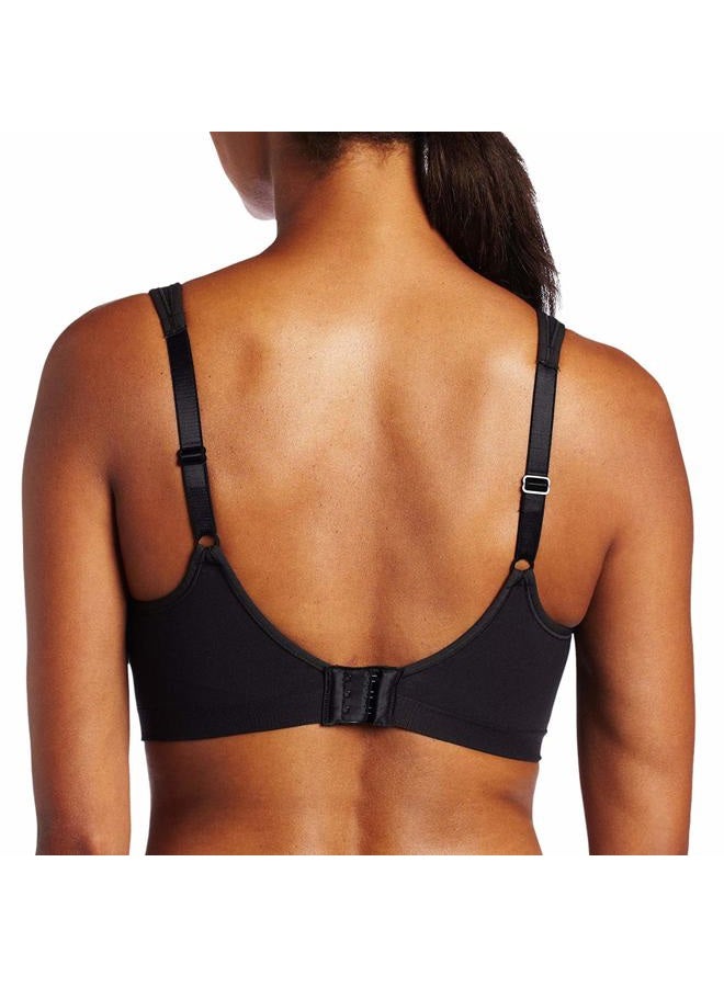 Bali Comfort Revolution Wireless Bra, Full-Coverage Wirefree Bra, Wireless Everyday Bra with Cool Comfort Fabric, Black, 38C - Image 2