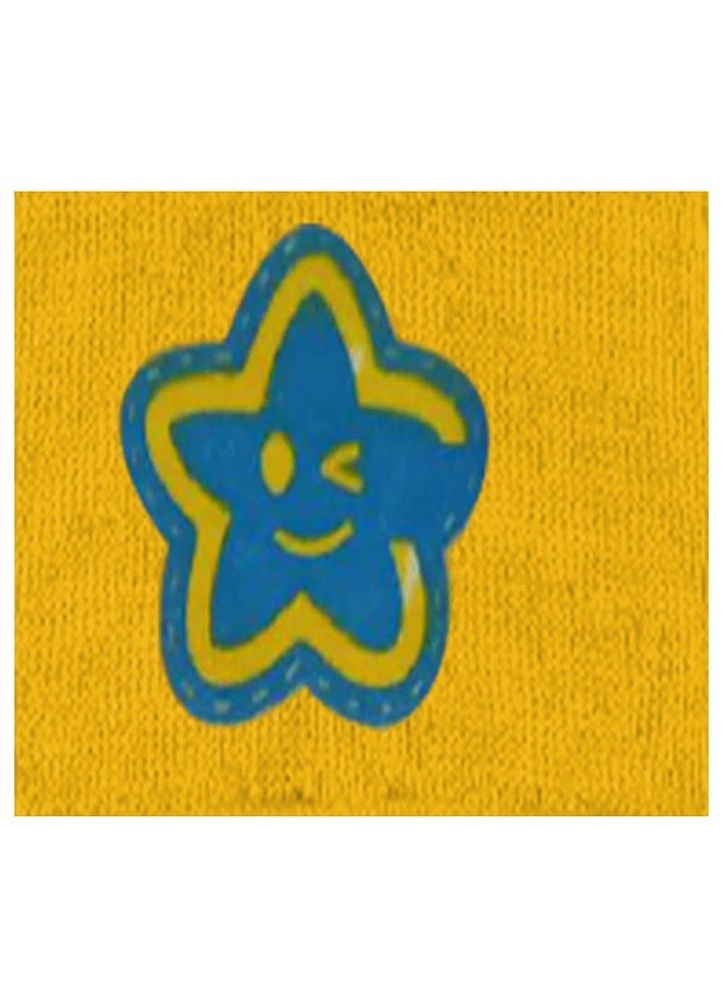 JMP Cute Star Style Crochet Beanie Hat & Scarf Set for Baby Boys & Girl's (Yellow)-(1-3 Years) - Image 4