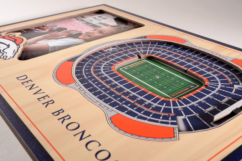 YouTheFan NFL Denver Broncos 3D StadiumViews Picture Frame - Image 3