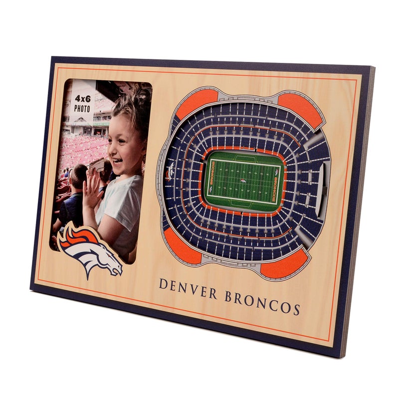 YouTheFan NFL Denver Broncos 3D StadiumViews Picture Frame - Image 1