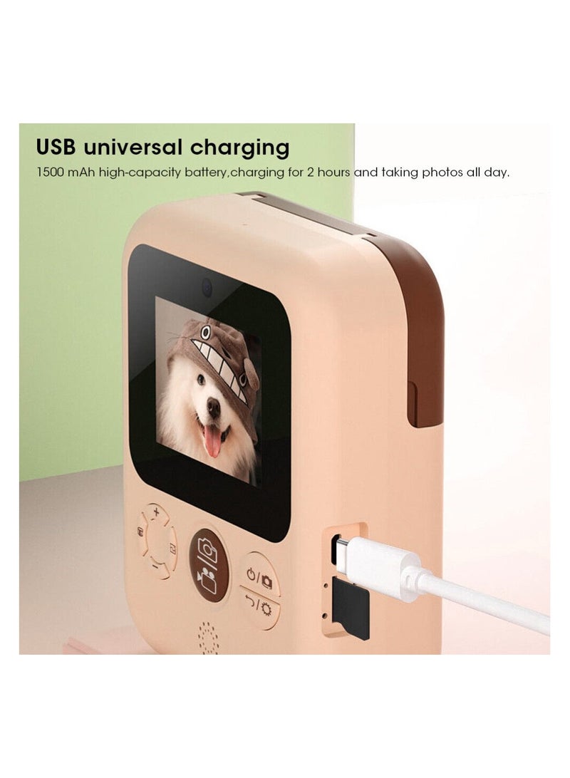 Generic Kids Print Camera Mini HD Photo with IPS Color Screen  - Image 2