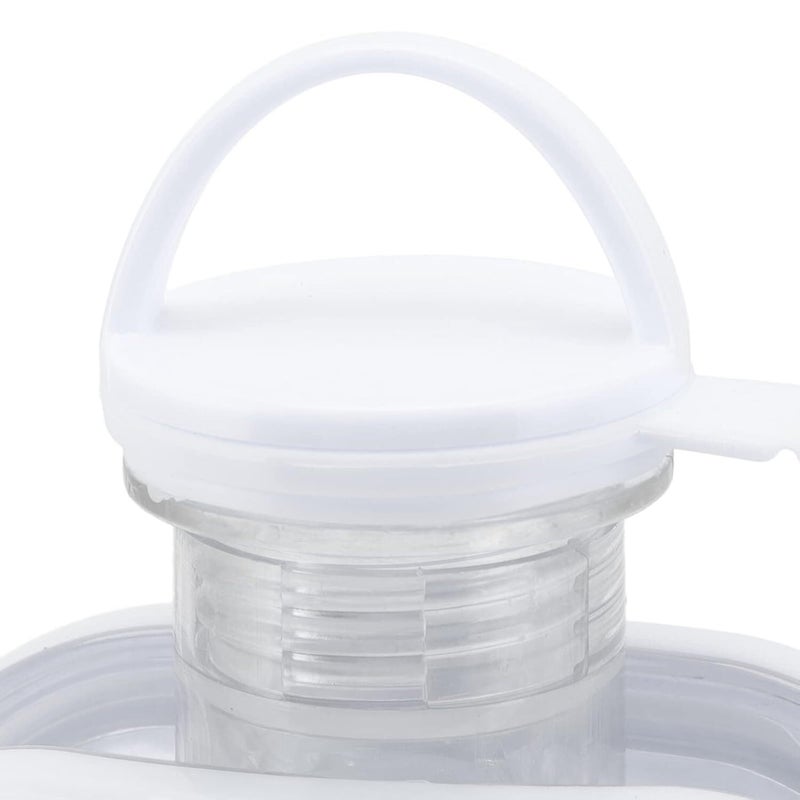 PARYAVARAN Portable Ice Making Bottle Foldable Environmentally Friendly Ice Ball Maker with Sealing Cover 2 in 1 Portable ice Shaker for Freezer ice Ball Maker with 17 Grids Flat Silicone Reusable - Image 4