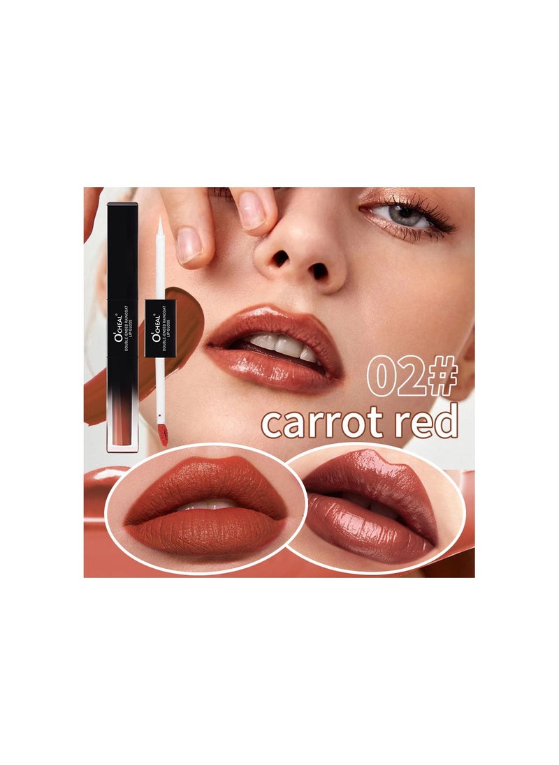 Me Now Dual Ended Longwearing Matte Liquid Lipgloss Multicolour Long Lasting  - Image 3