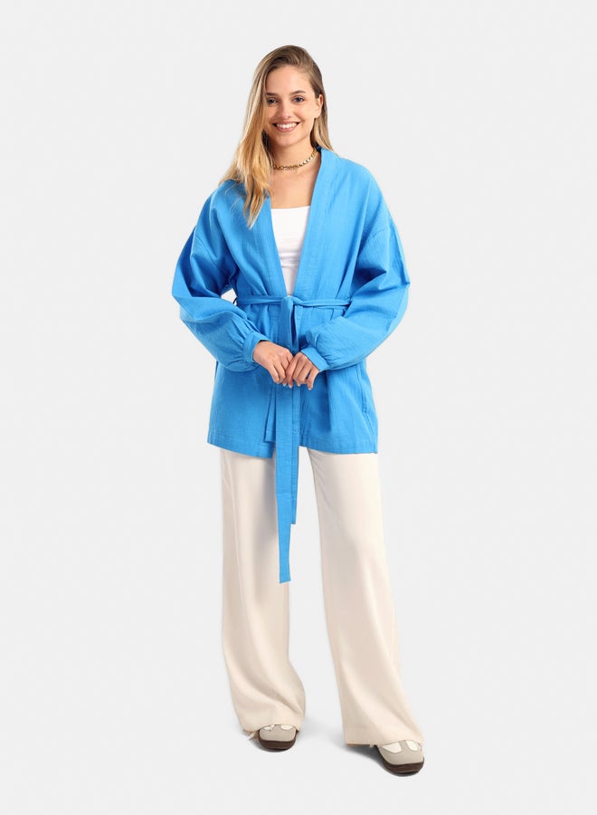 Carina Tencel Open Front Cardigan - Image 4