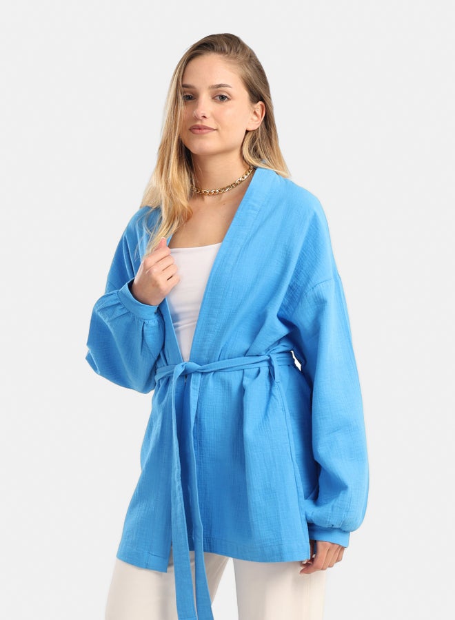 Carina Tencel Open Front Cardigan - Image 1