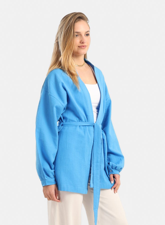 Carina Tencel Open Front Cardigan - Image 5