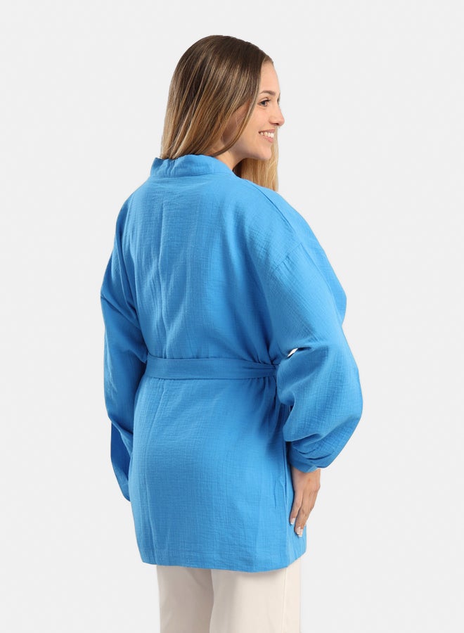 Carina Tencel Open Front Cardigan - Image 2
