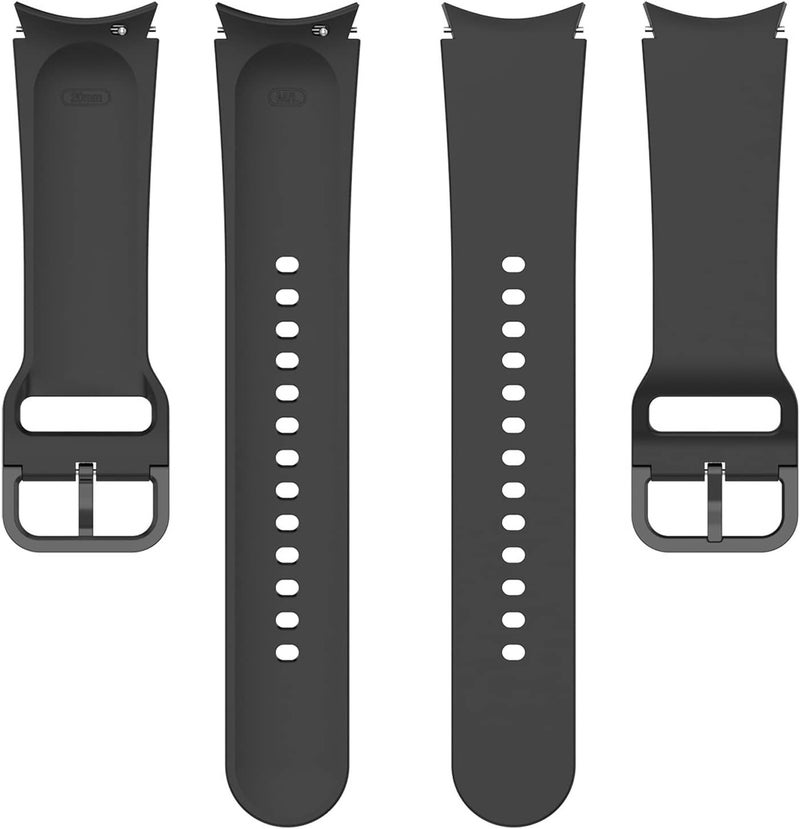 Disscool Replacement Wristbands Compatible with Samsung Galaxy Watch 5/5 Pro, 20mm Adjustable Soft Silicone Wrist Strap for Men Women with Quick Release(Black/Large size) - Image 5