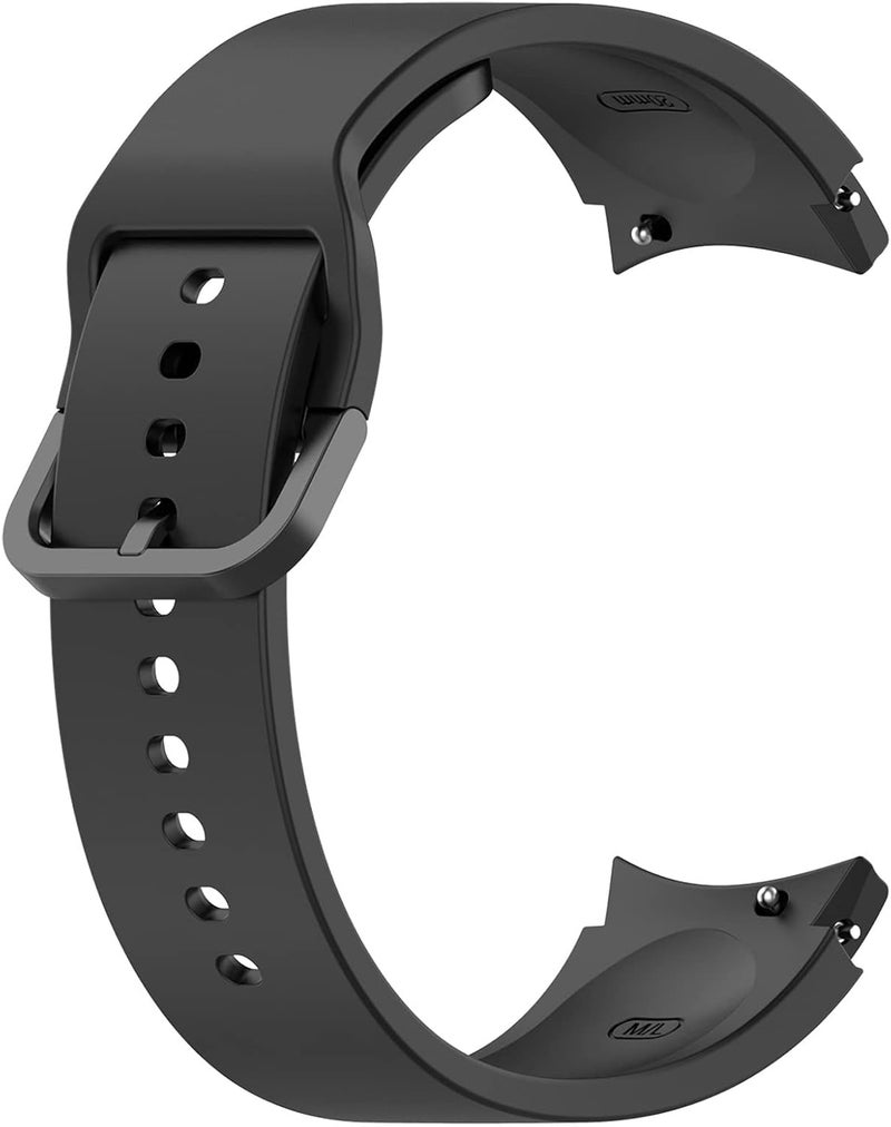 Disscool Replacement Wristbands Compatible with Samsung Galaxy Watch 5/5 Pro, 20mm Adjustable Soft Silicone Wrist Strap for Men Women with Quick Release(Black/Large size) - Image 1