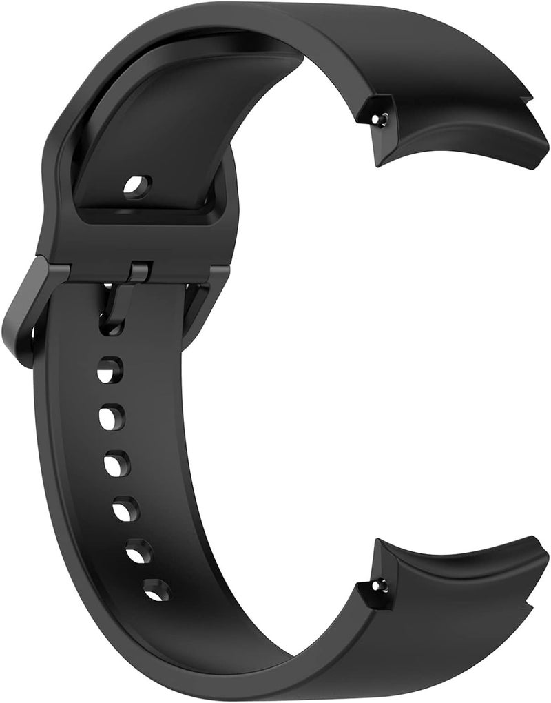 Disscool Replacement Wristbands Compatible with Samsung Galaxy Watch 5/5 Pro, 20mm Adjustable Soft Silicone Wrist Strap for Men Women with Quick Release(Black/Large size) - Image 2