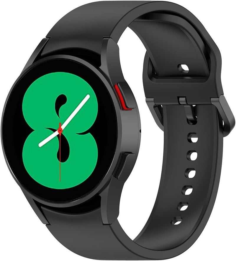 Disscool Replacement Wristbands Compatible with Samsung Galaxy Watch 5/5 Pro, 20mm Adjustable Soft Silicone Wrist Strap for Men Women with Quick Release(Black/Large size) - Image 3