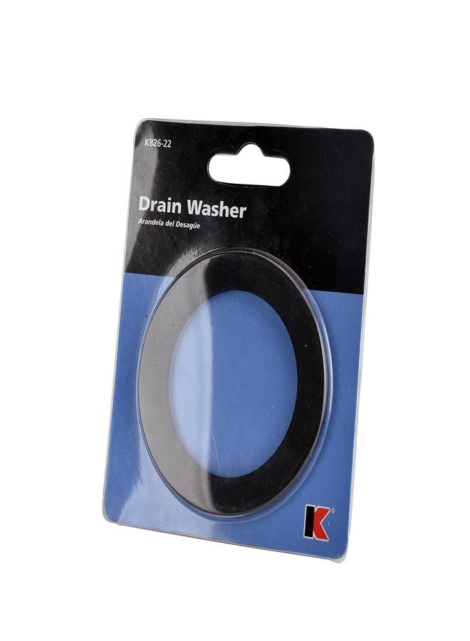 Keeney K826-22 Black Rubber Waste Shoe Washer for 1-1/2 in. Strainers - Image 2