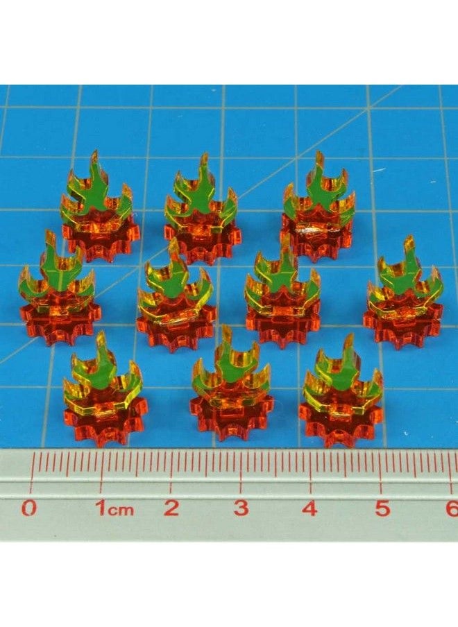 LITKO - Flame Marker ; Fire ; Spell ; Plasma ; Toxic Flames ; Inferno ; Blast (Transparent Yellow Flames & Fluorescent Amber Base Mini) - Image 1