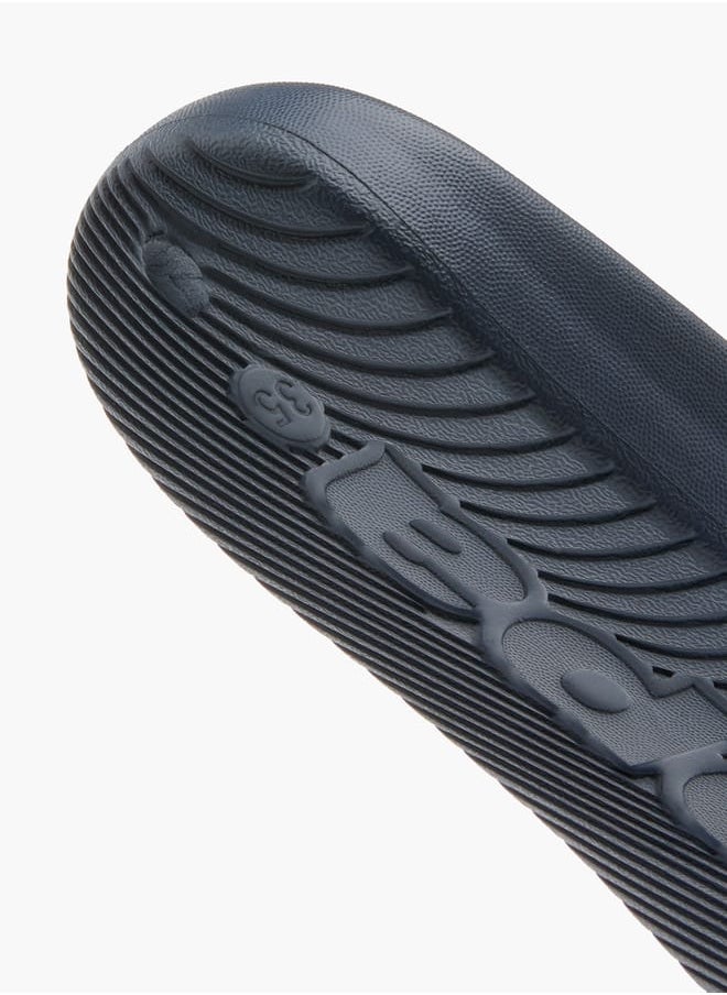 Kappa Boys' Logo Print Slides with Buckle Detail  - Image 5