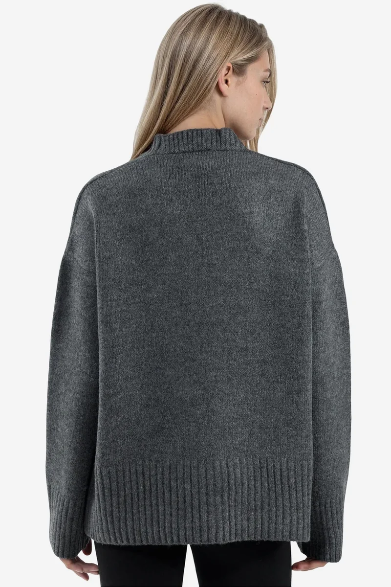 فيورنا VIORNA Ribbed V-Neck Button Cardigan