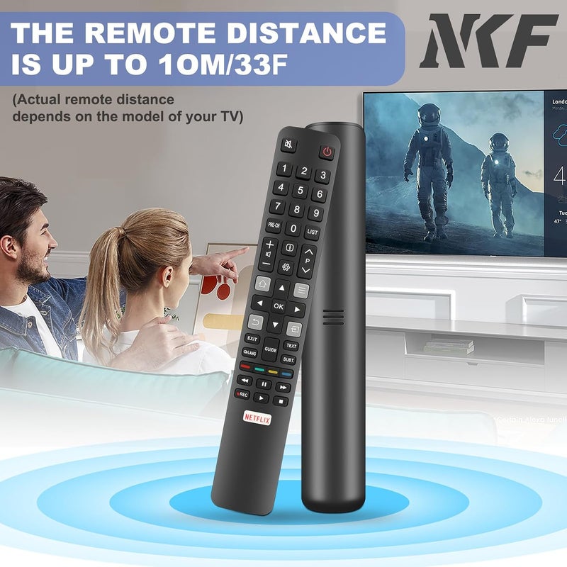 NKF New RC802N Remote Control for TCL TV 32S6000S 40S6000FS 43S6000FS 49S6000FS - Image 4