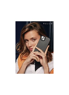 Mujjo Full Leather Case for iPhone 14 Pro Max with MagSafe (Monaco Blue)  - Image 3