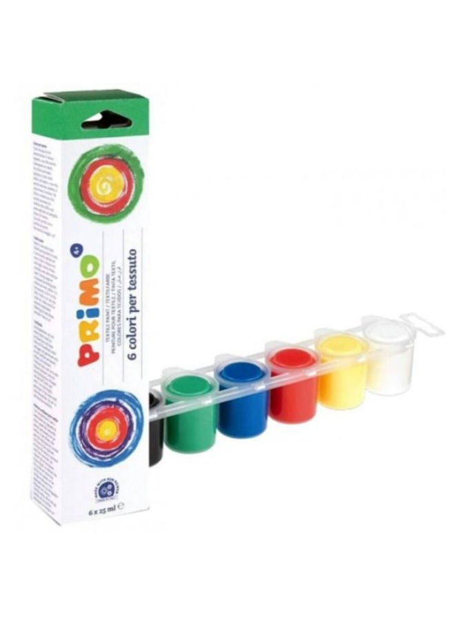 Textile Paint Set/6 25Ml