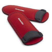 KitchenGrips. Kitchen Grips 2 Piece Deluxe Pan Handle Holder Set, Black/Cherry - Image 2