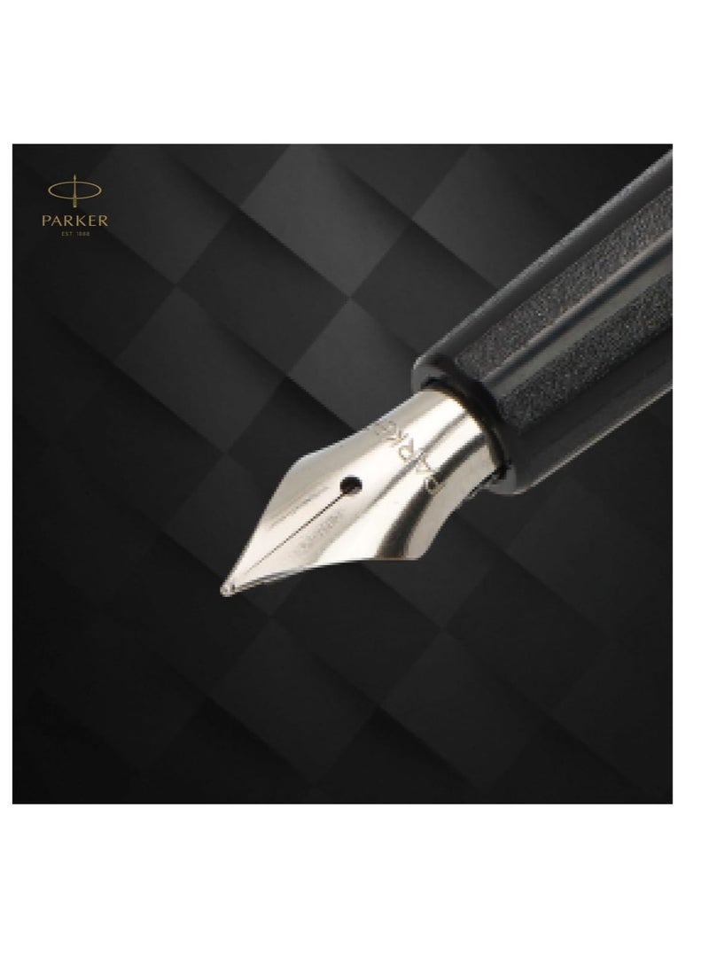 PARKER - Beta Premium FP CT Fountain Pen with Free Ink Cart (Gold) - Image 1