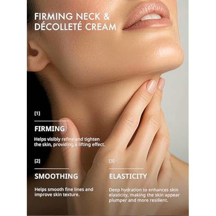 depology Firming Neck & Décolleté Cream, Anti-Aging Neck Cream for Tightening and Wrinkles with IDEALIFT™4%, Retinol, Collagen, Multi-HA Complex, Korean Skin Care Product 1.69 fl. oz - Image 2