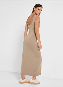 Ginger Basics Sleeveless Bodycon Knitted Maxi Dress  - Image 2