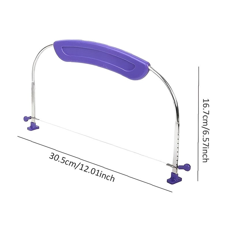 Decorating Aid - Adjustable Stainless Steel Cake Leveler for Even Layers and Baking Perfection - Image 5