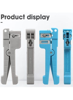 Generic 2 Pack Fiber Optic Jacket Stripper Coaxial Cable Stripping Cutter Tool Cable Cutter Crimper  - Image 2