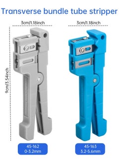 Generic 2 Pack Fiber Optic Jacket Stripper Coaxial Cable Stripping Cutter Tool Cable Cutter Crimper  - Image 3