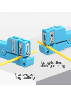 Generic 2 Pack Fiber Optic Jacket Stripper Coaxial Cable Stripping Cutter Tool Cable Cutter Crimper  - Image 5