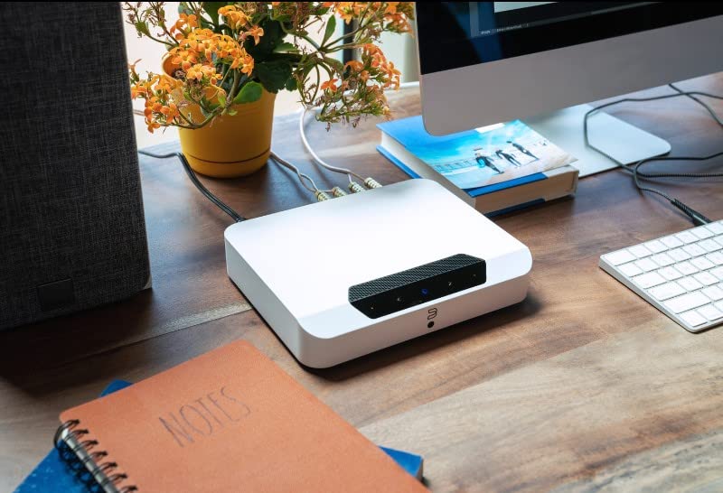 Bluesound POWERNODE Edge Compact Wireless Multi-Room High Resolution Music Streaming Amplifier - White - Image 5