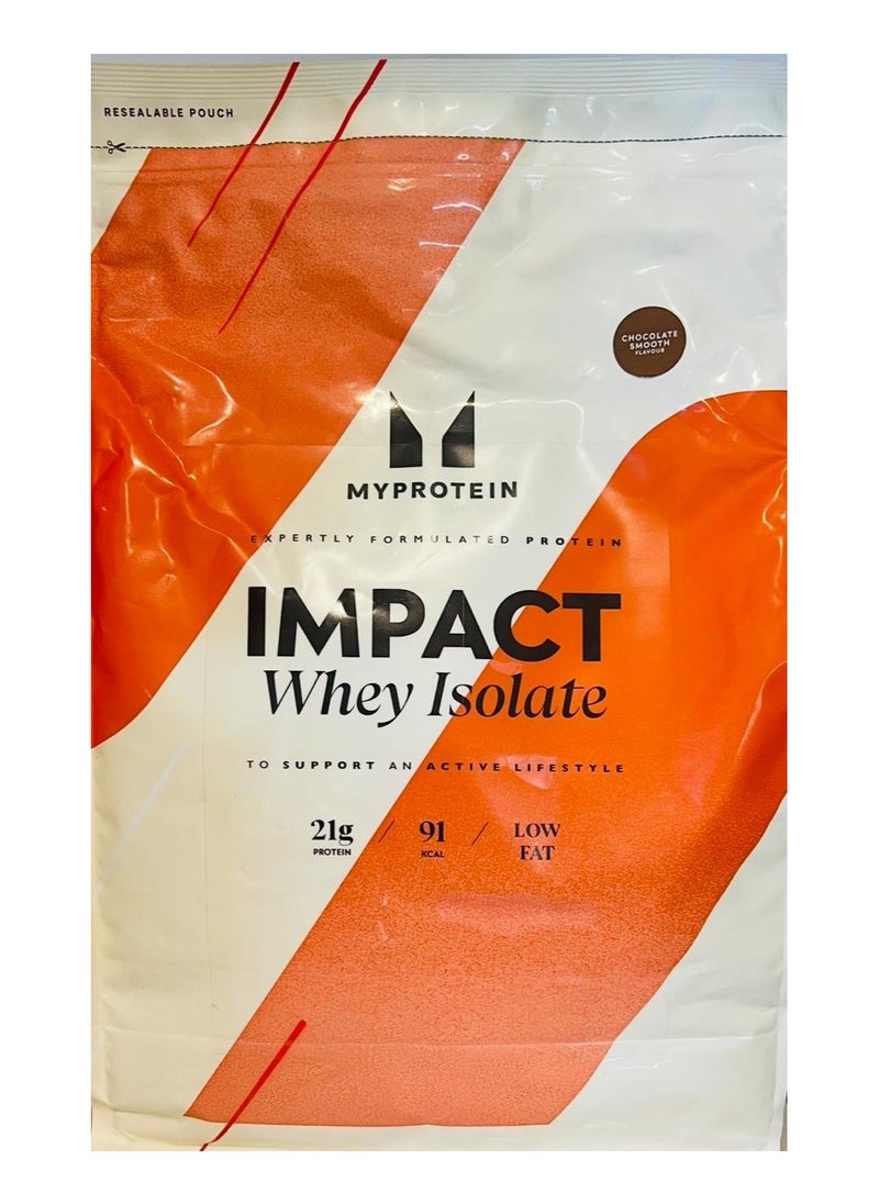 Myprotein MYPROTEIN IMPACT WHEY ISOLATE - CHOCOLATE SMOOTH - 2.5KG - 100 SERVE  - Image 1