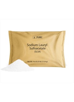PURE ORIGINAL INGREDIENTS Pure Original Ingredients Sodium Lauryl Sulfoacetate (SLSA) (4 oz) Long Lasting Foam & Bubbles, Gentle on Skin.  - Image 1