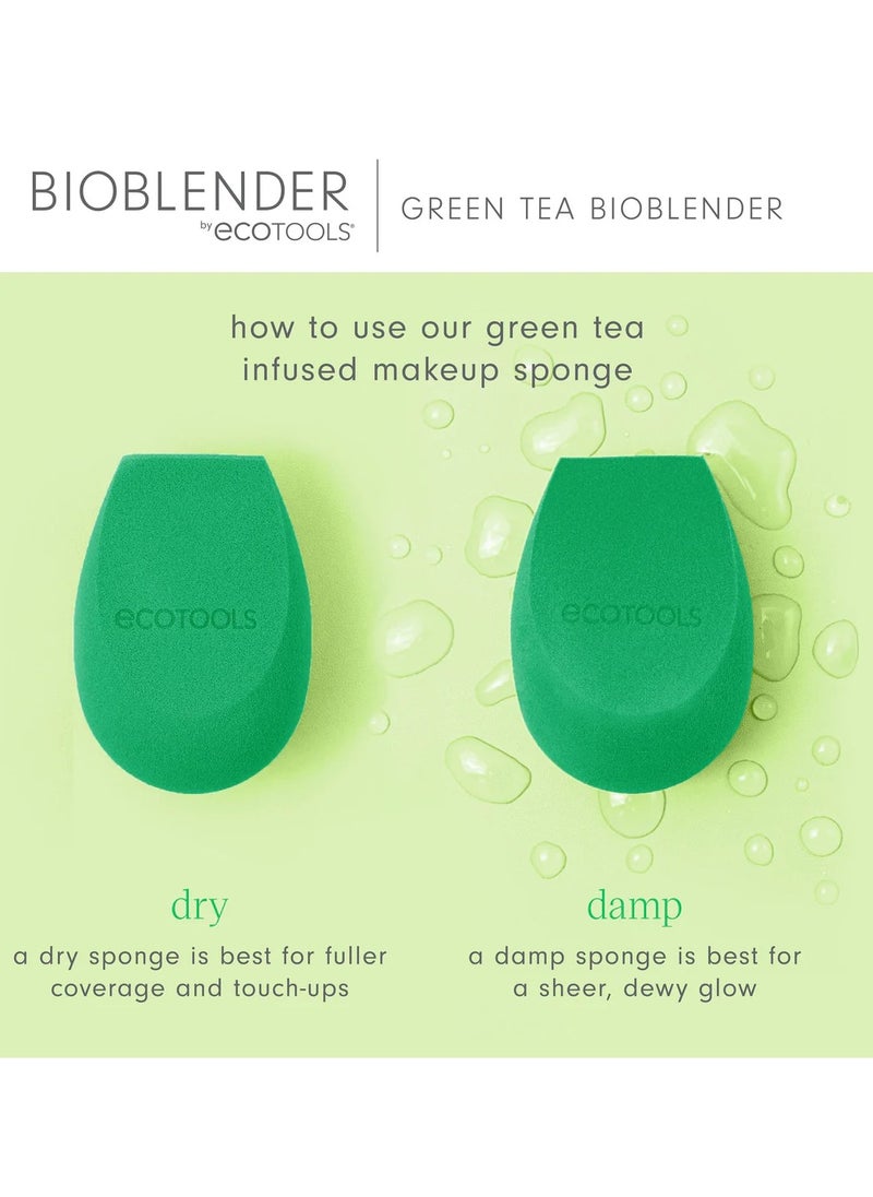 Eco Tools - Green Tea Bioblender Makeup Sponge - Image 1