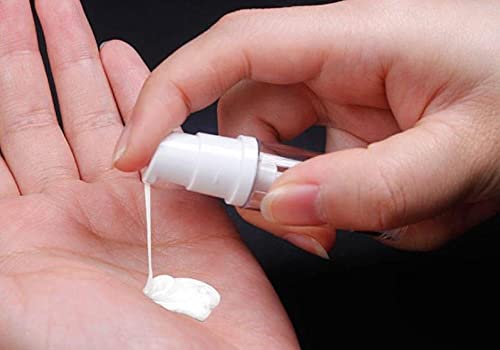 Wresty 12 Pcs Vacuum Lotion Bottles - Plastic Airless Pump Bottles, Travel DIY Cosmetic Cream & Makeup Foundation Toiletries Liquid Vacuum Container (5ml) - Image 3
