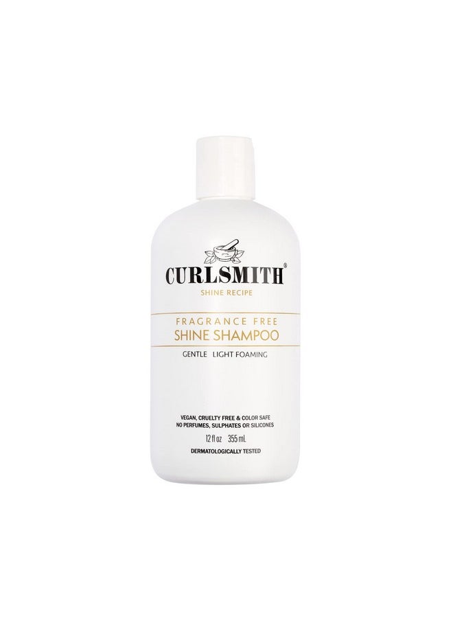 CURLSMITH CURLSMITH - Shine Shampoo, Gentle, Sensitive, Fragrance Free Cleanser for All Curl and Hair Types, Vegan (12 fl oz)  - Image 1