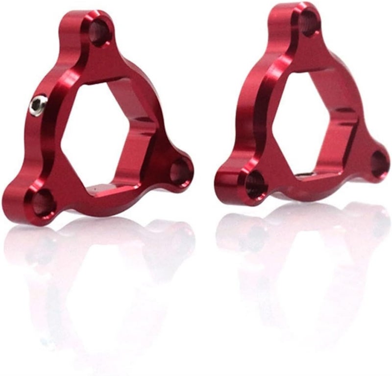 Wivplex 17mm CNC Aluminum Motorcycle Fork Preload Adjusters - Red - Image 1