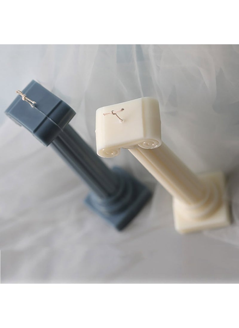 Hobizubi Concrete Candle Molds Pillar Foot 112  - Image 3