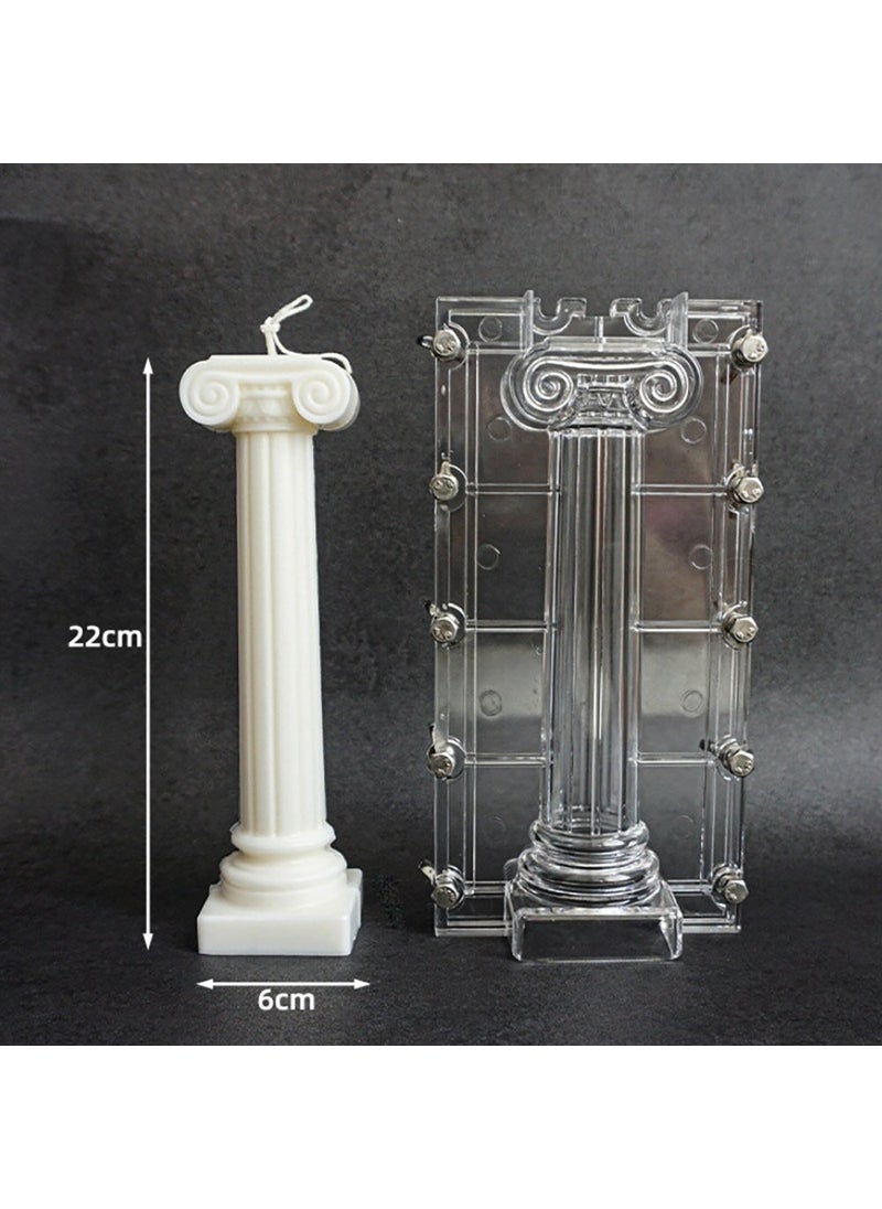 Hobizubi Concrete Candle Molds Pillar Foot 112  - Image 2