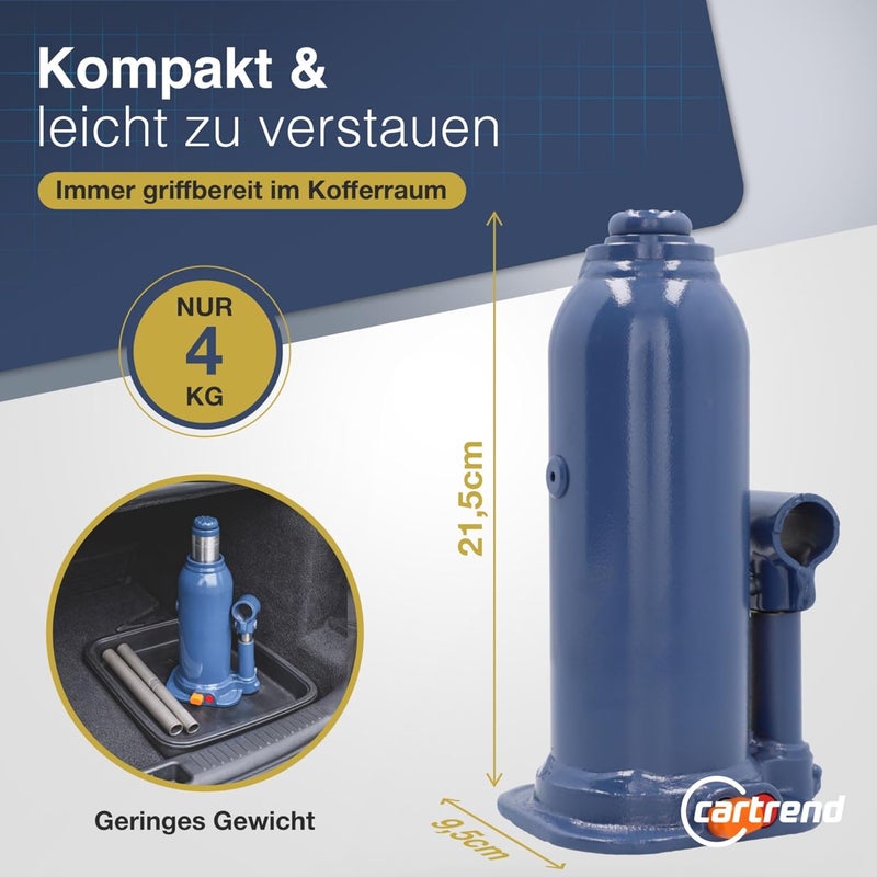 CARTREND 10007 Hydraulic Bottle Jack 5 T - Image 5