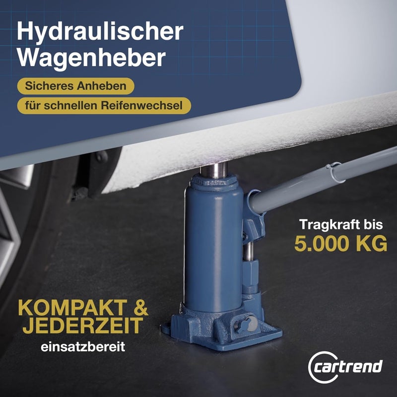 CARTREND 10007 Hydraulic Bottle Jack 5 T - Image 2