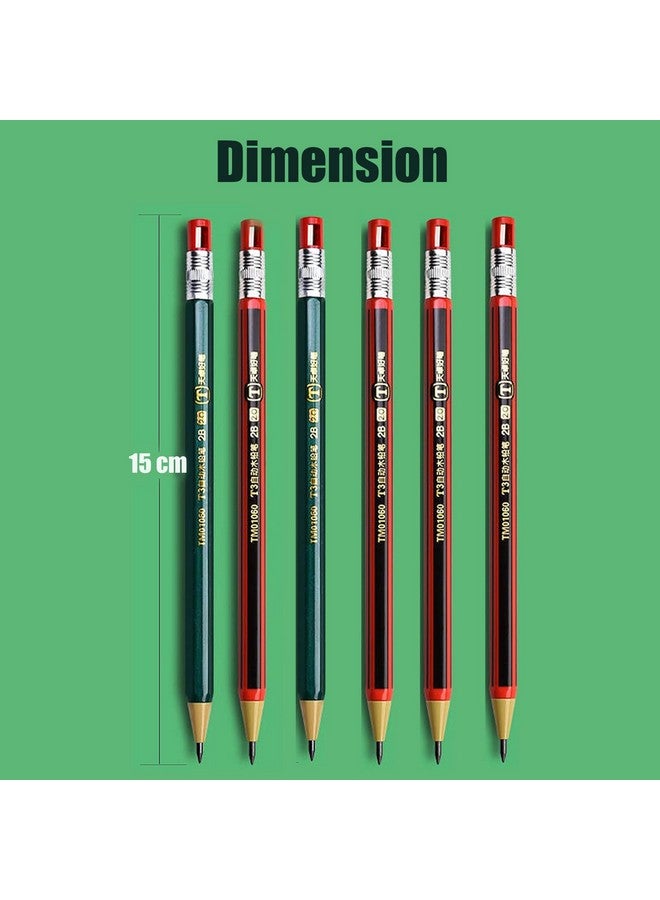 FunBlast قلم رصاص ميكانيكي FunBlast مع مبراة - مسبق التمشيط، كاواي، أقلام لطيفة للأطفال، هدية عيد ميلاد، هدية عودة، للرسم والتظليل (12 قطعة)، متعدد الألوان - Image 2