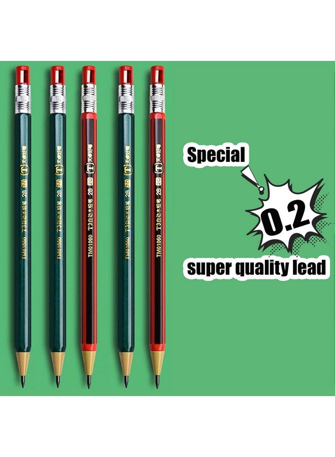 FunBlast قلم رصاص ميكانيكي FunBlast مع مبراة - مسبق التمشيط، كاواي، أقلام لطيفة للأطفال، هدية عيد ميلاد، هدية عودة، للرسم والتظليل (12 قطعة)، متعدد الألوان - Image 4